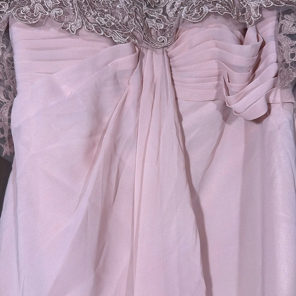 Lace chiffon wedding guest dress Brand: Jaeden - Picture 6 of 7